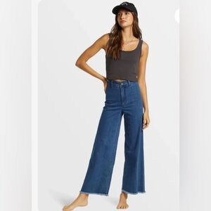 Billabong Dark Blue Flay Hem Jeans